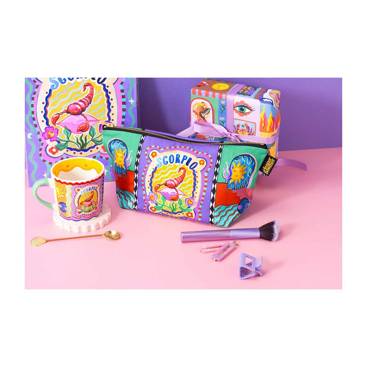 Eleanor Bowmer Scorpio Zodiac Mug And Zip Bag Set