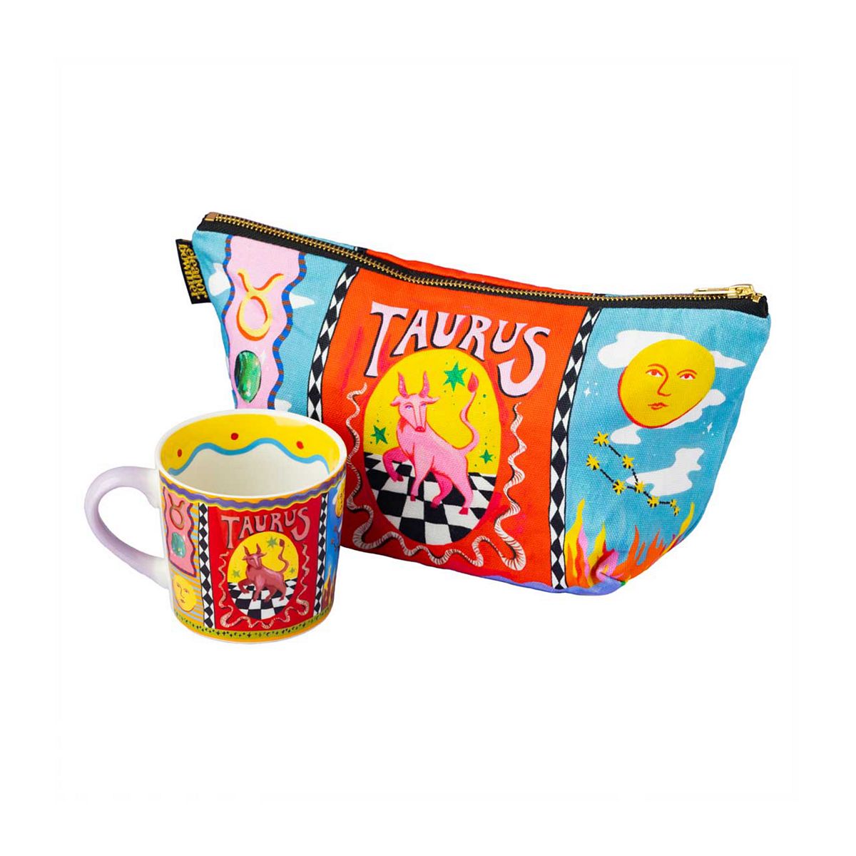 Eleanor Bowmer Taurus Zodiac Mug & Zip Bag Set