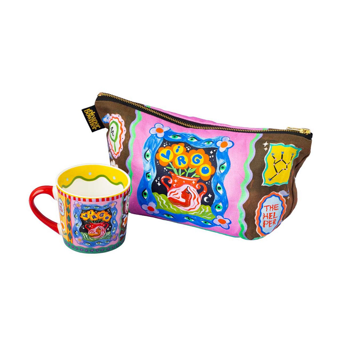 Eleanor Bowmer Virgo Zodiac Mug & Zip Bag Set