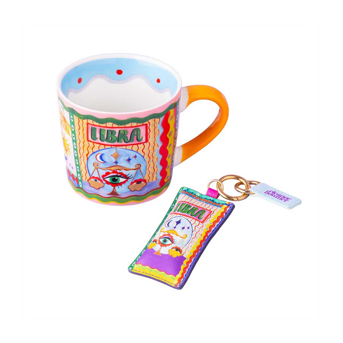 Eleanor Bowmer Libra Zodiac Mug & Keyring Set