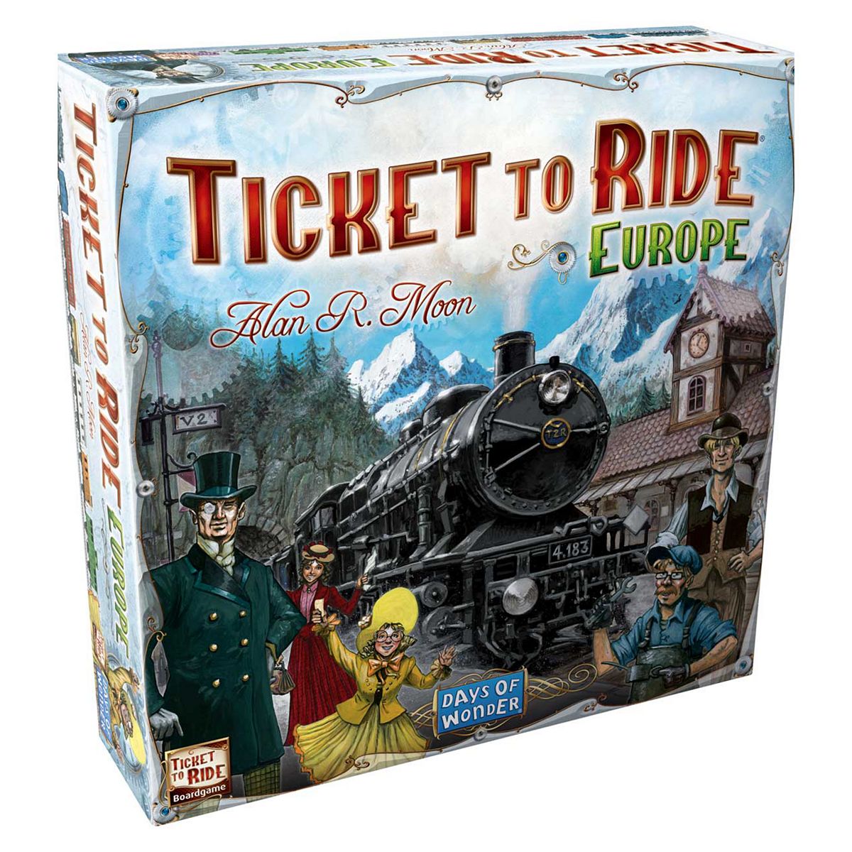 Asmodee Days Of Wonder Ticket To Ride Europe Board Game