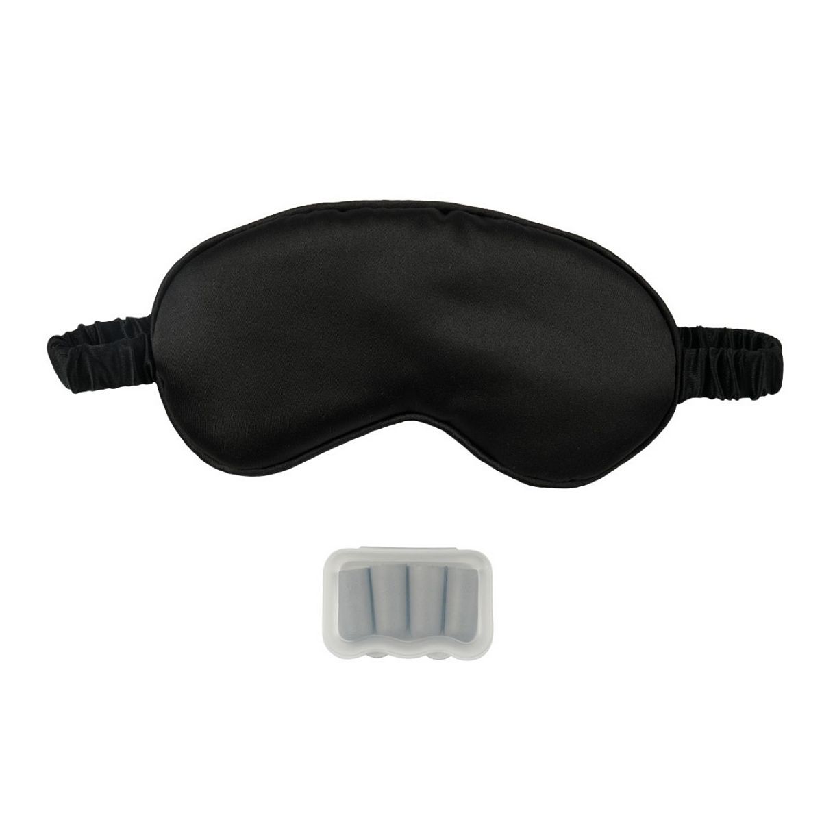   Silk Eye Mask And Earplugs Set