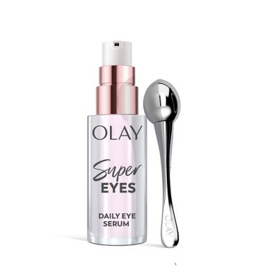 OLAY Super Eyes Daily Eye Serum for Dark Circles And Puffy Eyes 13.5ml Super Depuff Eye Roller