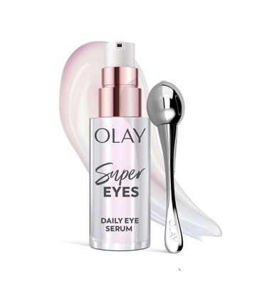 OLAY Super Eyes Daily Eye Serum for Dark Circles And Puffy Eyes 13.5ml Super Depuff Eye Roller (2)