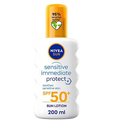NIVEA SUN Sensitive Immediate Protect Sun Cream Lotion SPF50