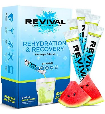 Click to view product details and reviews for Revival 6 X 10g Sachets Watermelon Electrolyte Powders.