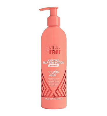 SKIN & TAN Body Glow Gradual Self Tan Lotion Medium 280ml (3)