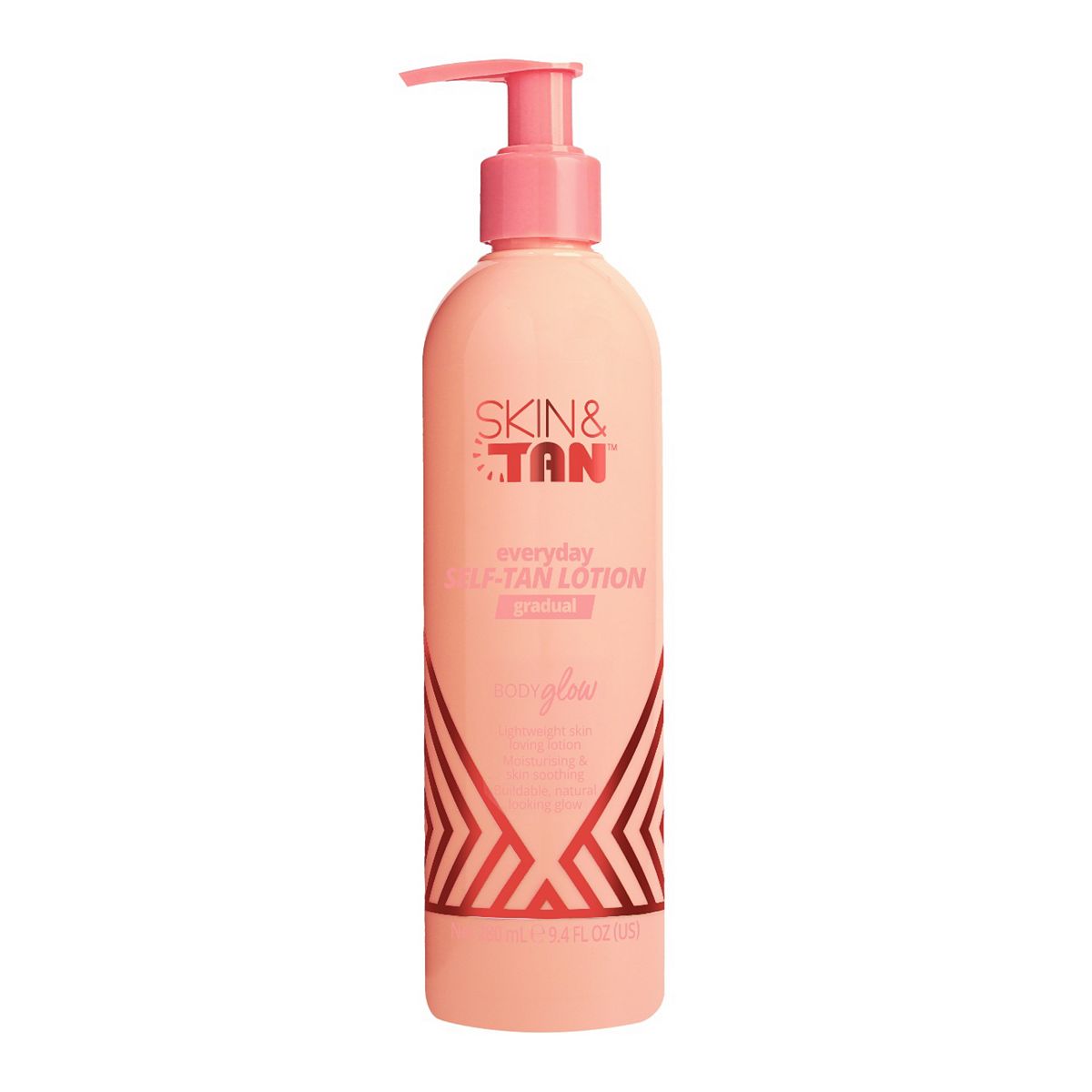 Skin & Tan Body Glow Gradual Self Tan Lotion Medium 280ml