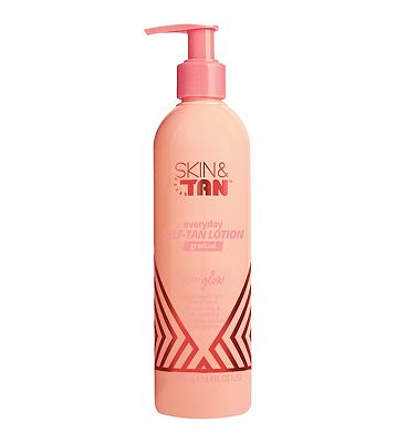 SKIN & TAN Body Glow Gradual Self Tan Lotion Medium 280ml (4)