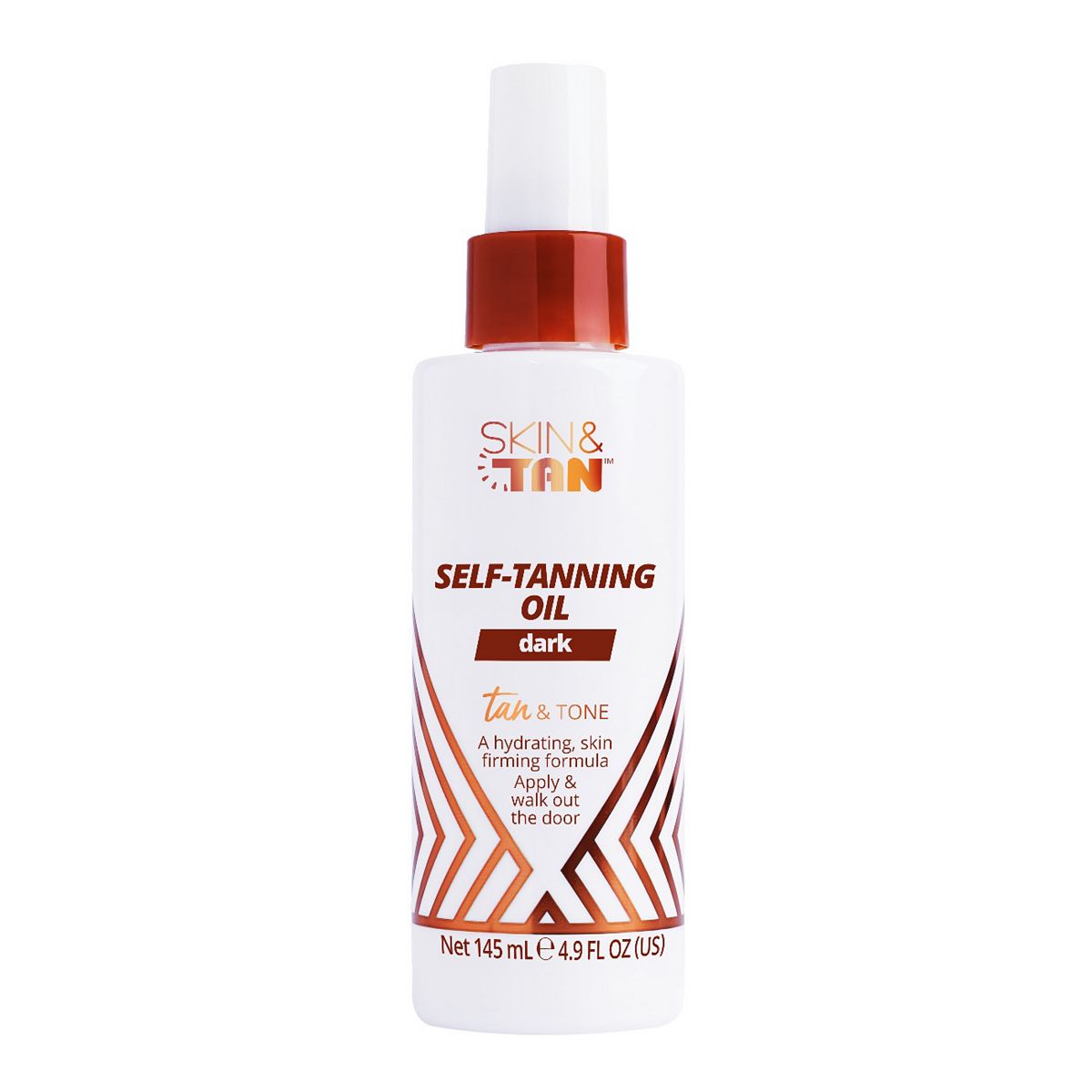 Skin & Tan Tan & Tone Self-Tanning Oil Dark 145ml