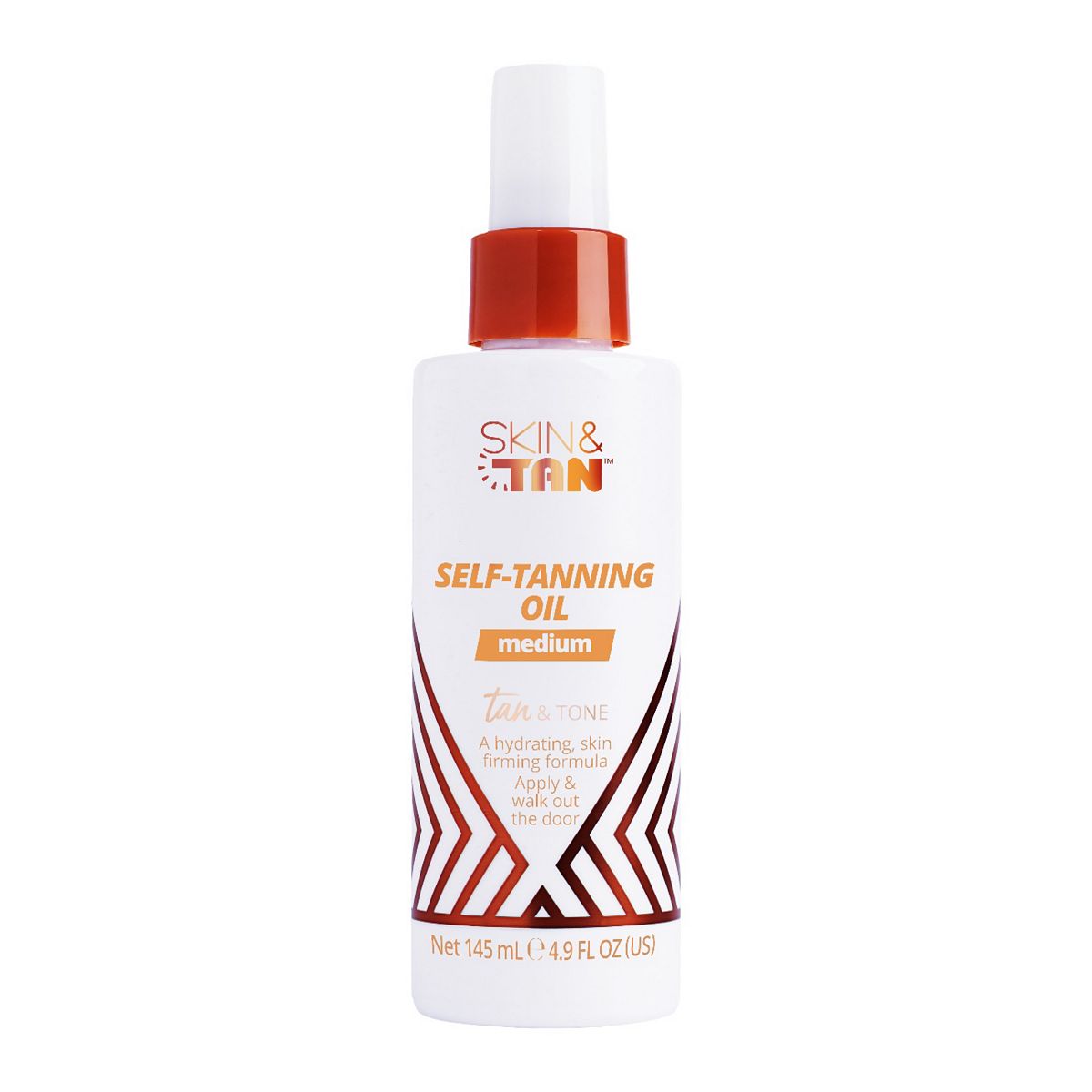 Skin & Tan Tan & Tone Self-Tanning Oil Medium 145ml