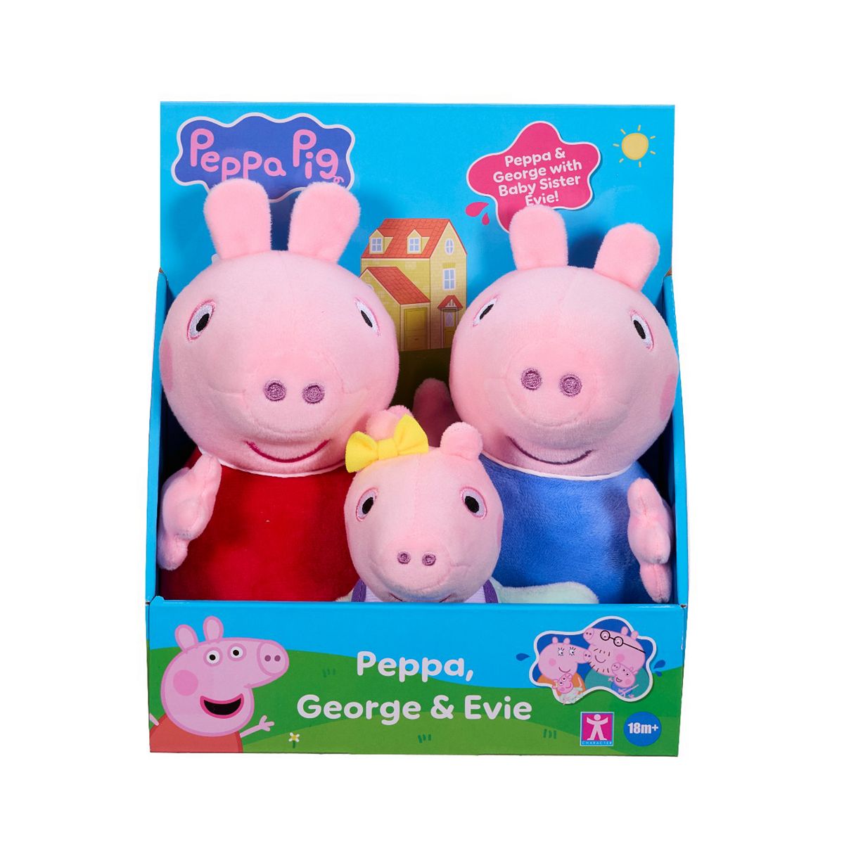 Peppa Pig Peppa George & Evie 3 Pack