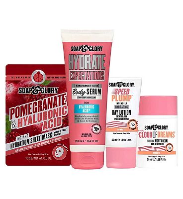 Click to view product details and reviews for Soap Glory Hyaluronic Acid Face Body Bundle.