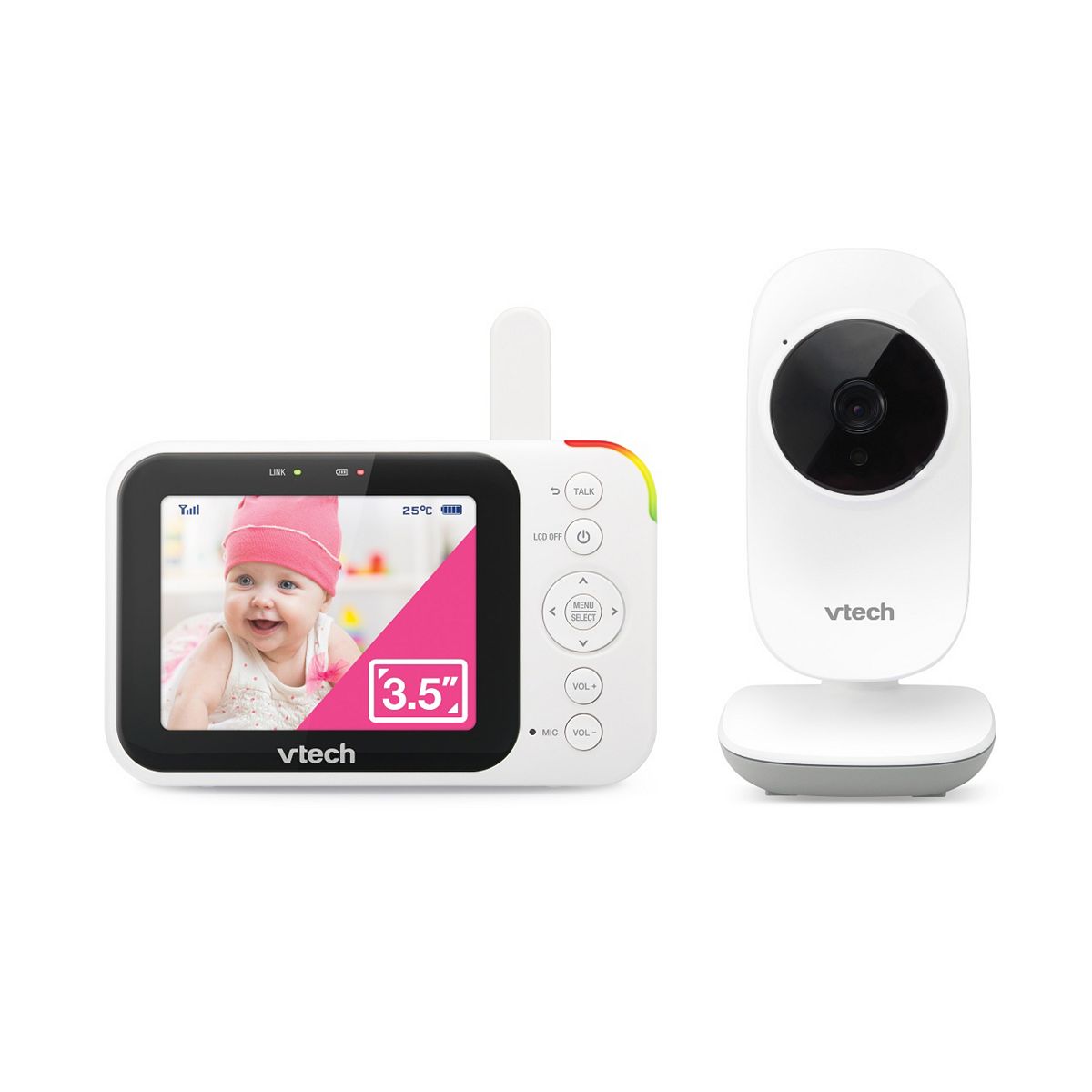 VTech 3.5" Video Monitor, White - Image 6