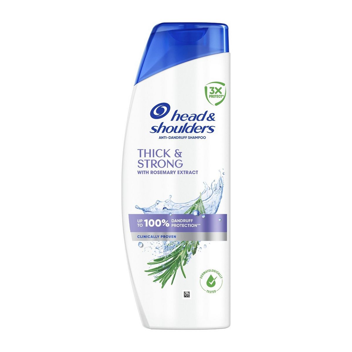 Head & Shoulders Thick & Strong Anti-Dandruff Shampoo 400Ml With Rosemary Extract