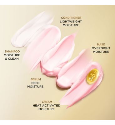 Pantene ProV Moisture Recharge Heat & Glow Leave-In Cream 135ml. Heat & Frizz Protectant (6)