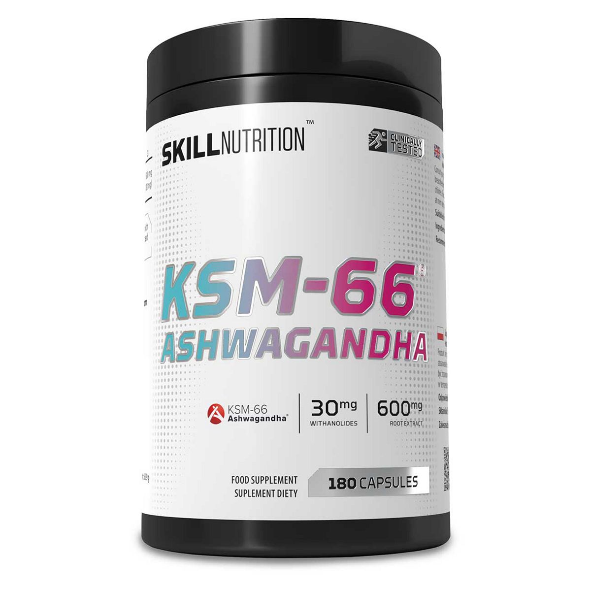 Skill Nutrition Ksm-66 Ashwagandha Vegan Capsules 180S