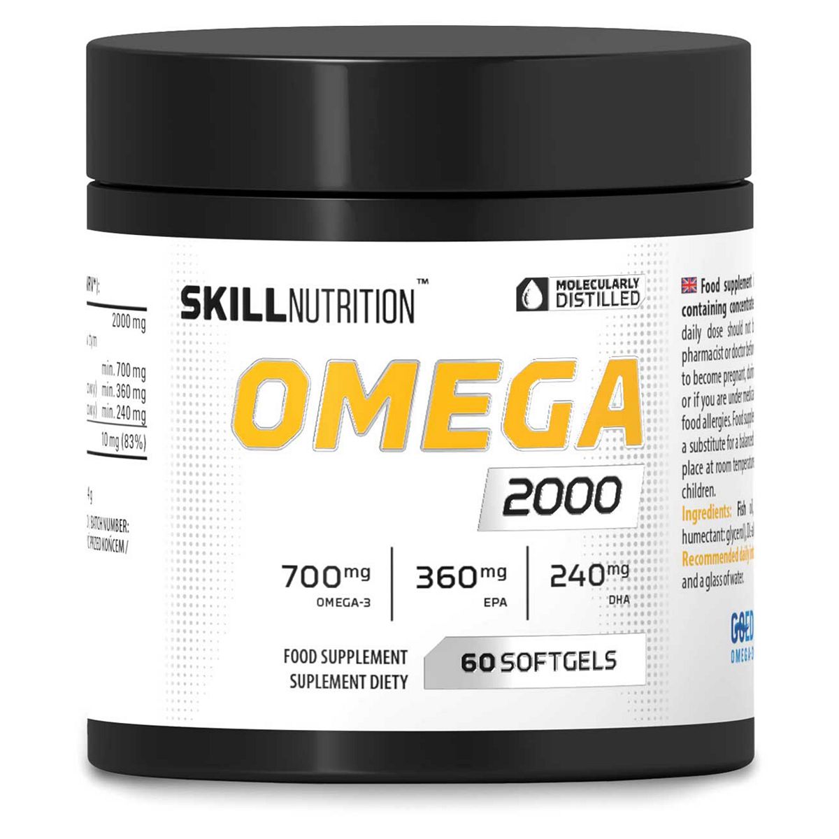 Skill Nutrition Omega 2000 Soft Gels 60S