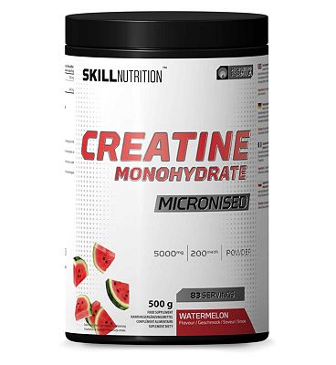 Skill Nutrition Micronised Creatine Monohydrate Flavoured Powder Watermelon, 500g