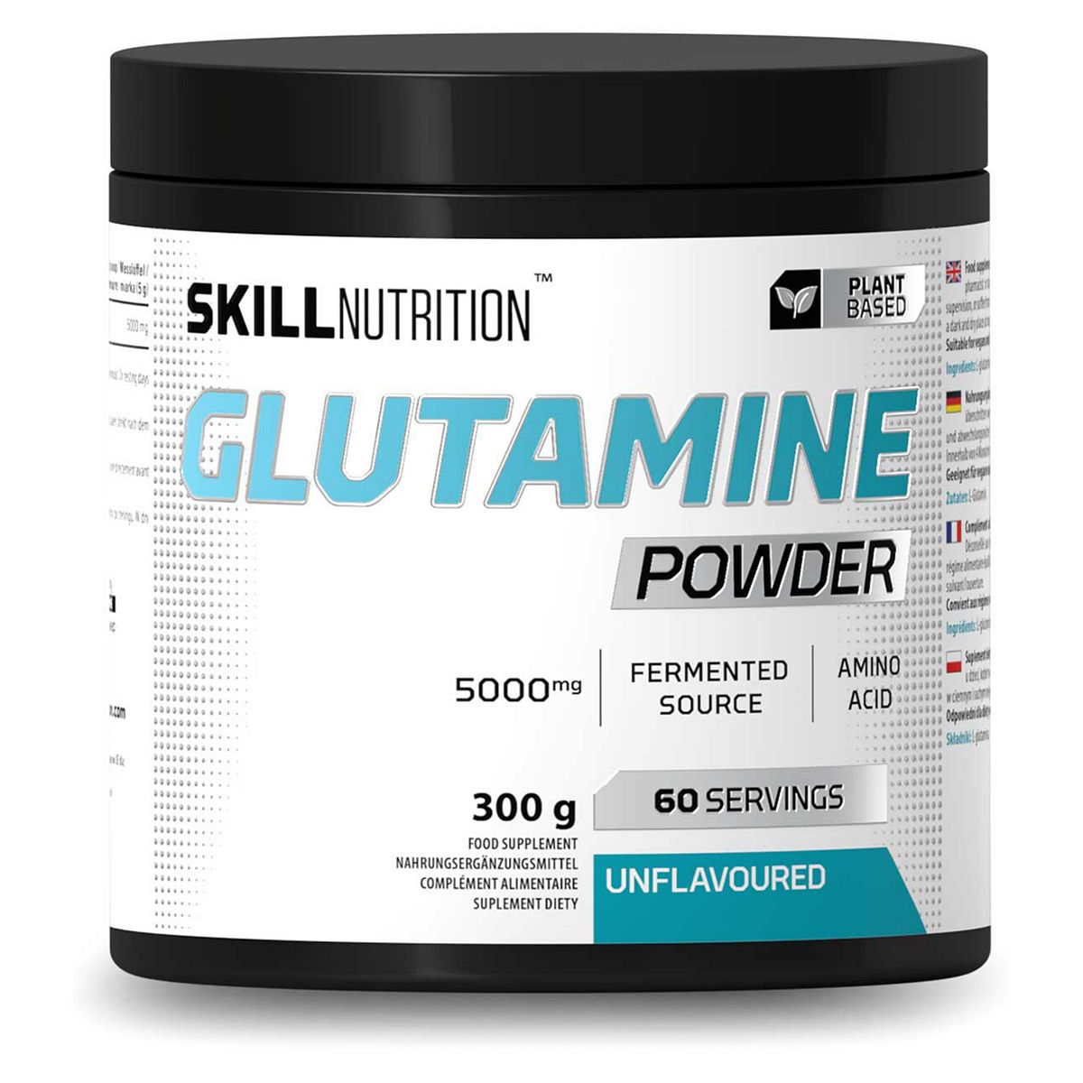 Skill Nutrition Glutamine Powder Unflavoured 300G