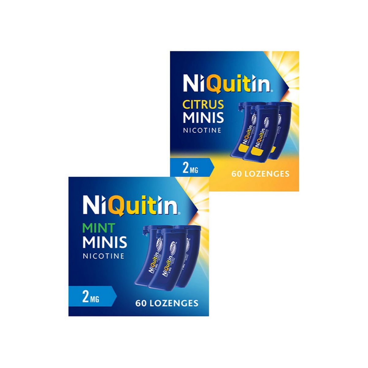 Niquitin Bundle Mint Minis 2Mg X 60 And Citrus