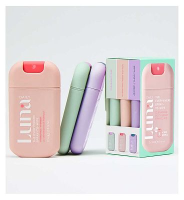 Click to view product details and reviews for Luna Daily The Everywhere Spray To Wipe Cleansing Body Spray Travel Kit.