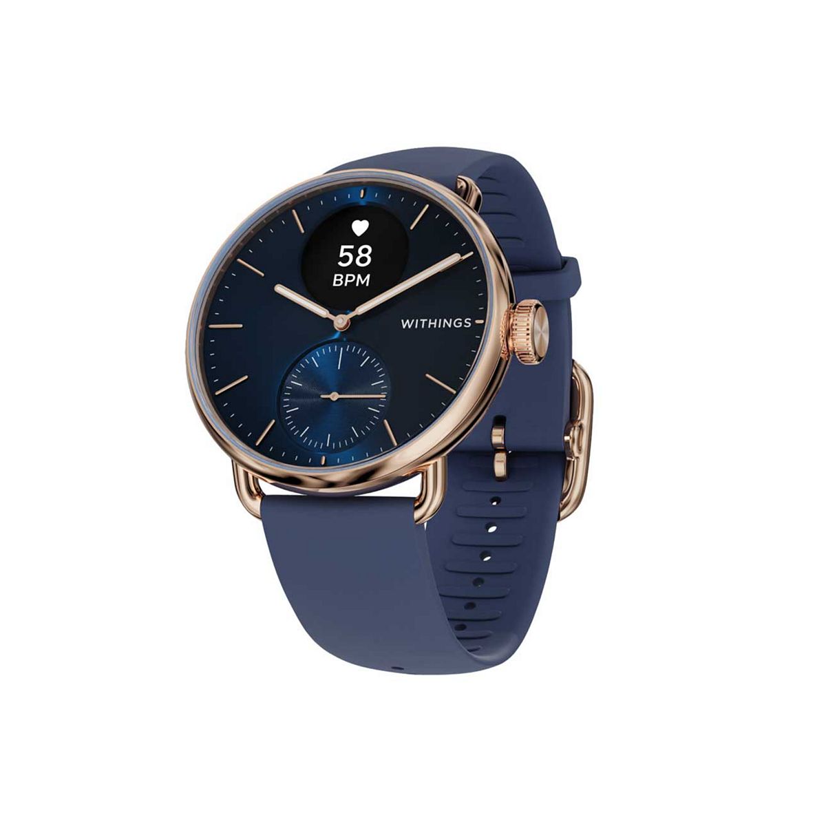 Withings Scanwatch 2 38Mm Rosegold Blue Multicolor