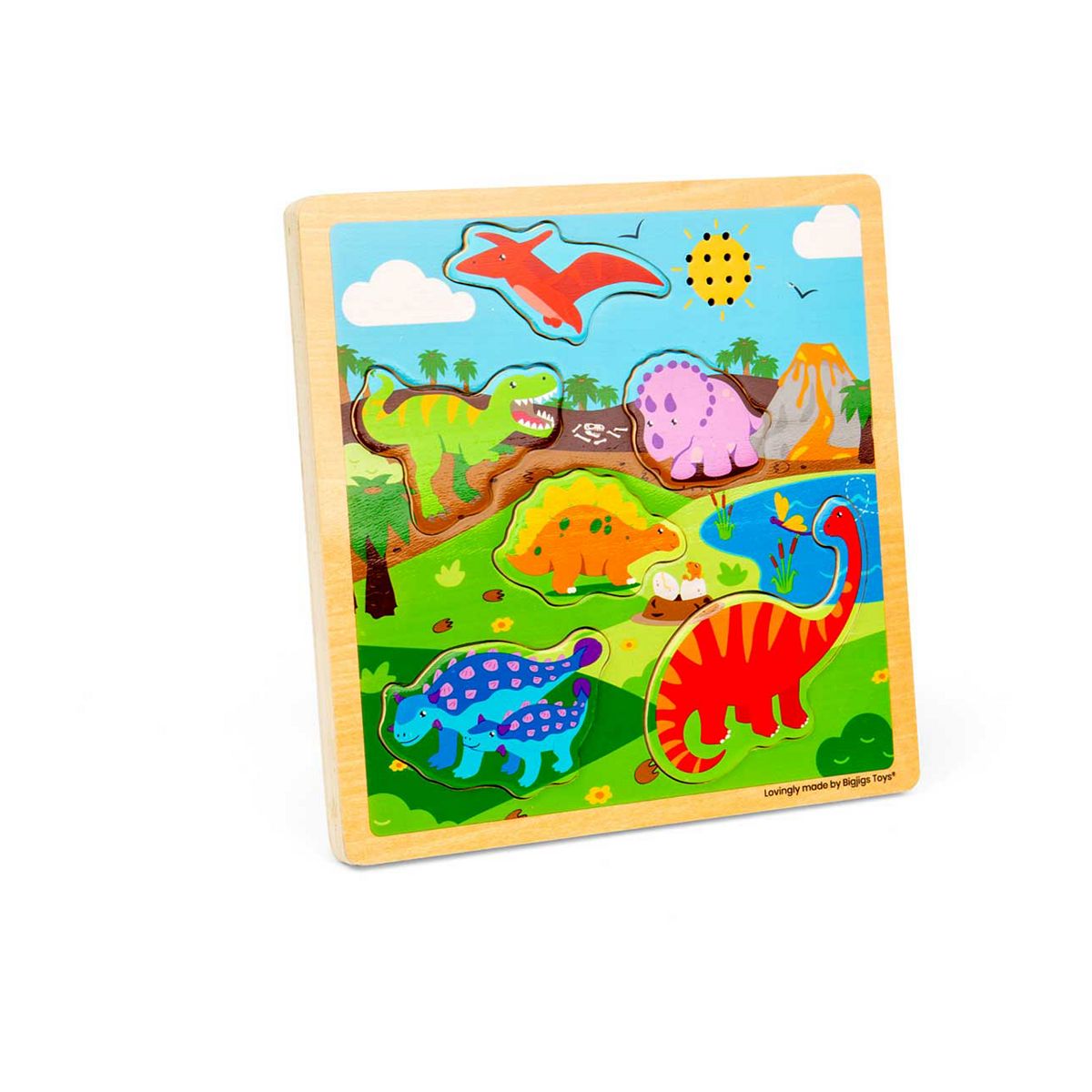 Bigjigs Toys Sound Puzzles Dinosaurs - 6 Pieces