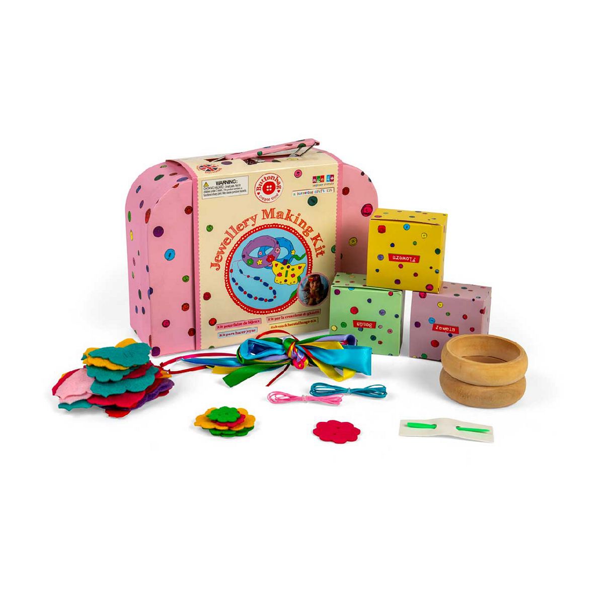 Buttonbag Jewellery Making Kit In Case