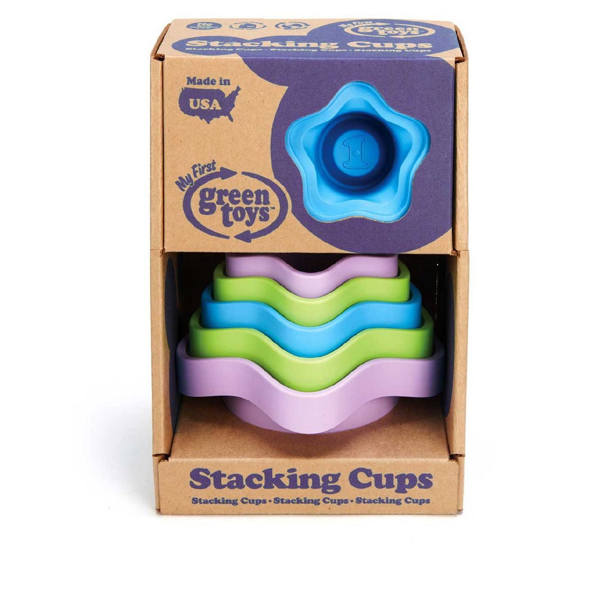 Green Toys Educational My First Stacking Cups