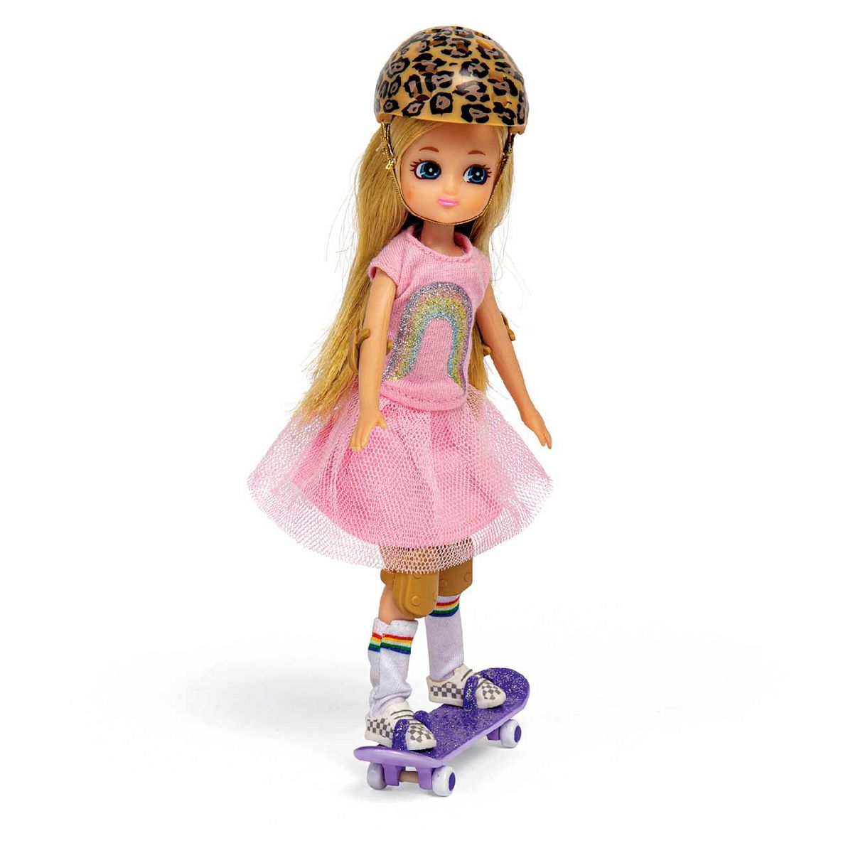 Lottie Skate Park Doll With Skateboard And Helmet