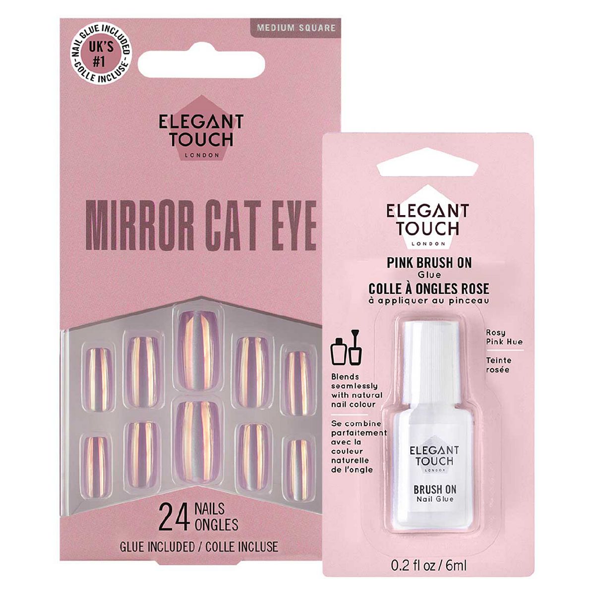 Elegant Touch Magic Mirror Nails & Glue Set