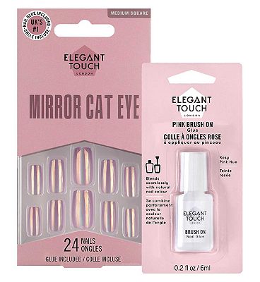 Click to view product details and reviews for Elegant Touch Magic Mirror Nails Glue Set.