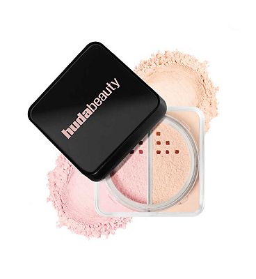 Huda Beauty Easy Bake Duo Loose Powder Pink Pum packin