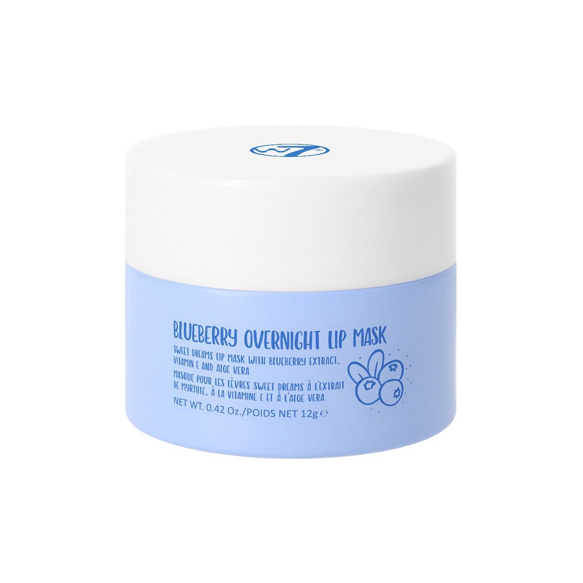 W7 Sweet Dreams Overnight Lip Mask Blueberry 12g