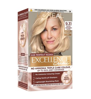 L'Oréal Paris Excellence Age Perfect Nudes 9.31 Natural Light Golden Blonde