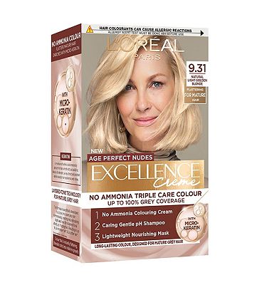 Loreal Paris Excellence Age Perfect Nudes 9 31 Natural Light Golden Blonde