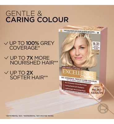 L'Oréal Paris Excellence Age Perfect Nudes 9.31 Natural Light Golden Blonde (6)