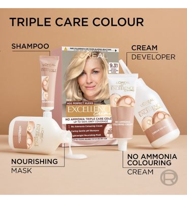 L'Oréal Paris Excellence Age Perfect Nudes 9.31 Natural Light Golden Blonde (8)