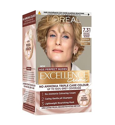 Loreal Paris Excellence Age Perfect Nudes 7 31 Natural Caramel Blonde