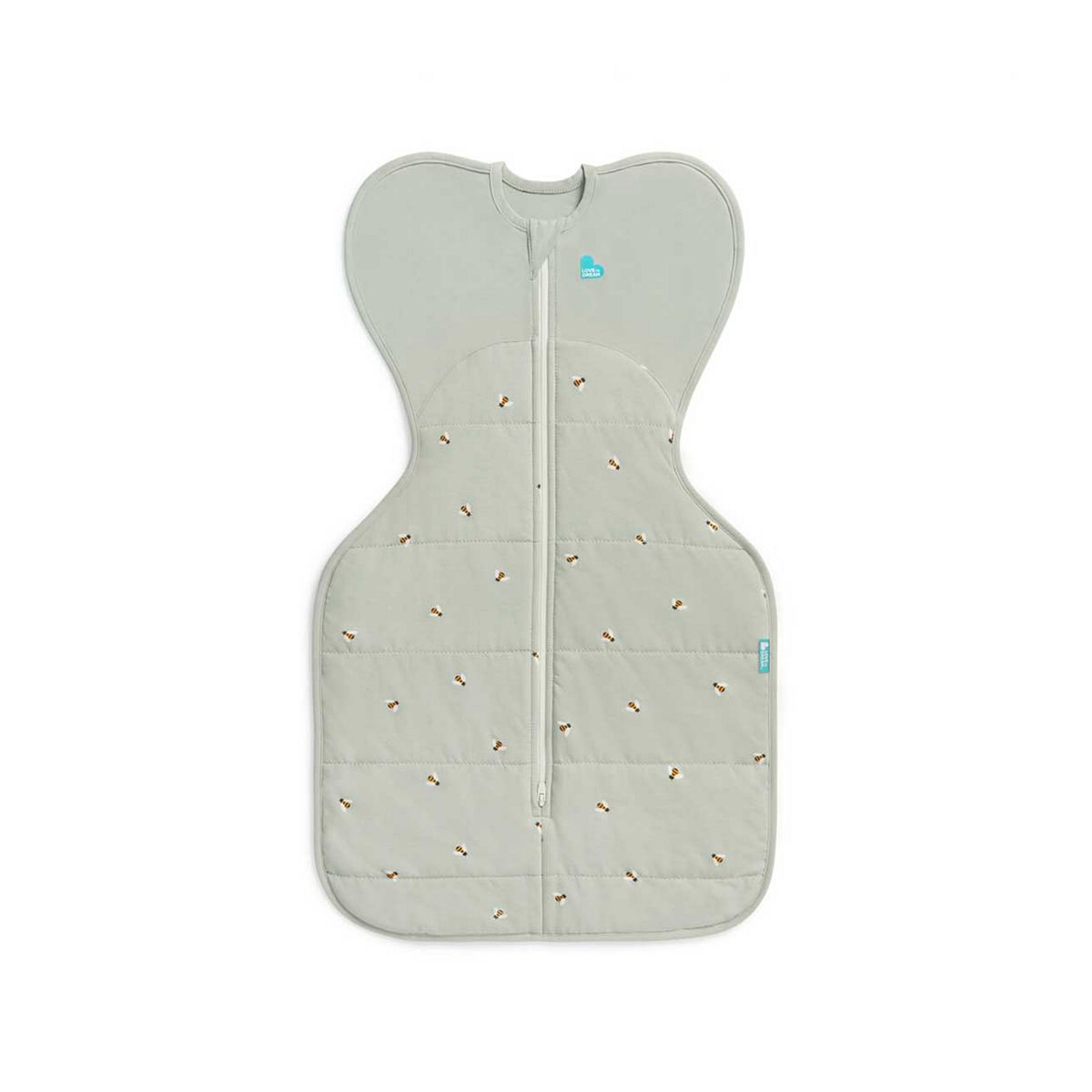 Love To Dream Swaddle Up Bees Olive - 2.5T (2.2-3.8Kg)