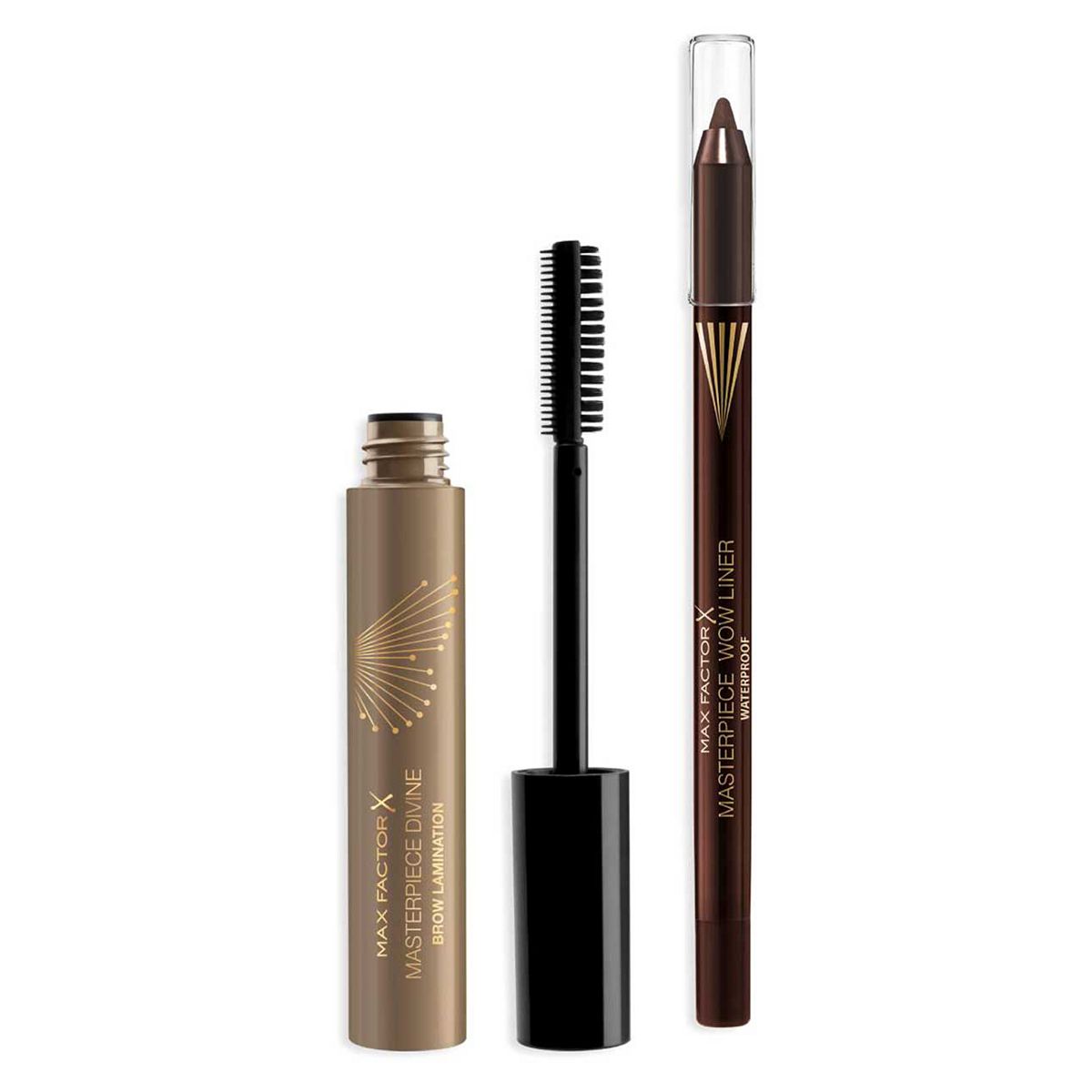 Max Factor Light Brow & Chocolate Eyeliner Bundle