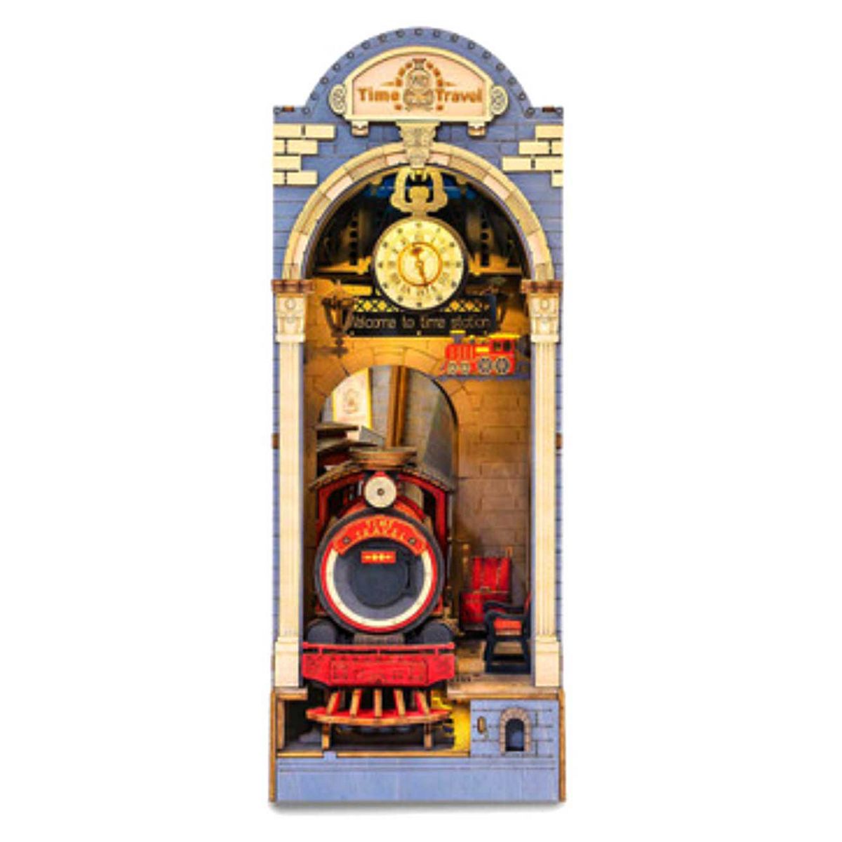 The Source Time Travel Book Nook Kit Adventurous 3D Wooden Delight