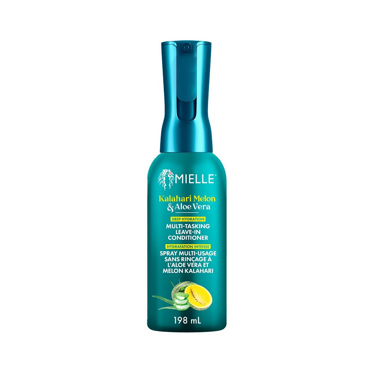 Mielle Kalahari Melon & Aloe Vera Deep Hydration Multi-Tasking Leave-In Conditioner 198ml