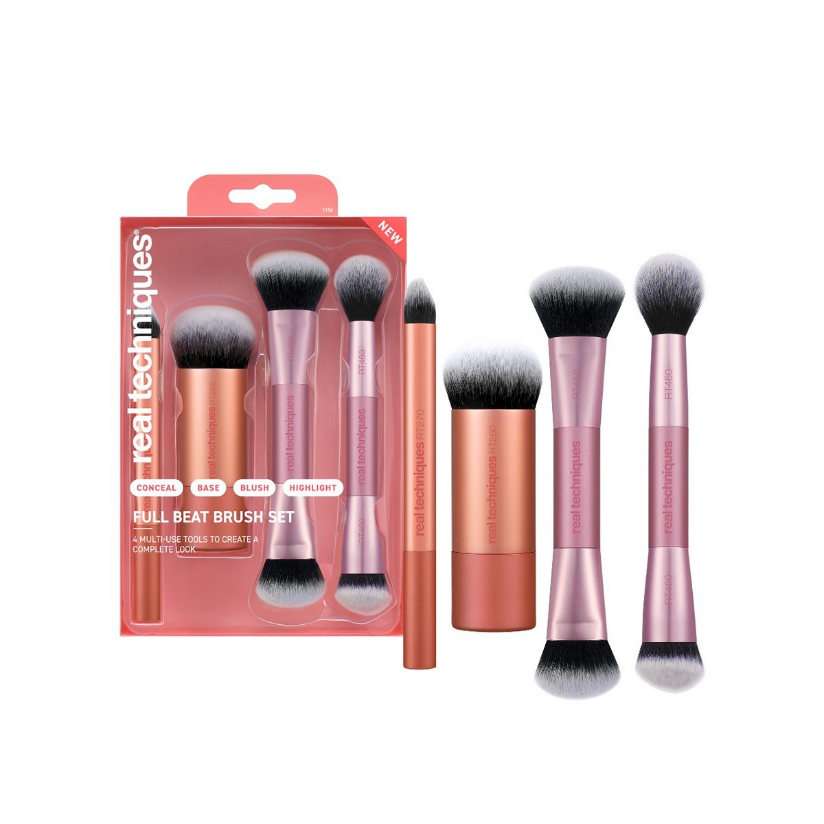 Real Techniques Full Beat 4 Piece Brush Set