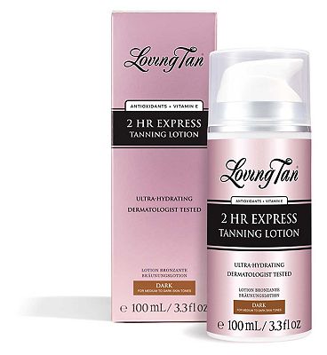 Loving Tan 2 HR Express Tanning Lotion Dark 100ml (3)