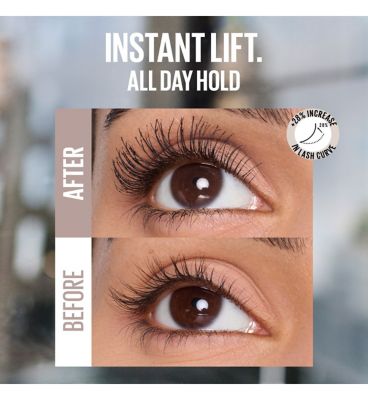 Maybelline Lash Sensational, Body Mascara, Volumizing up to 24H Lift, Black (5)