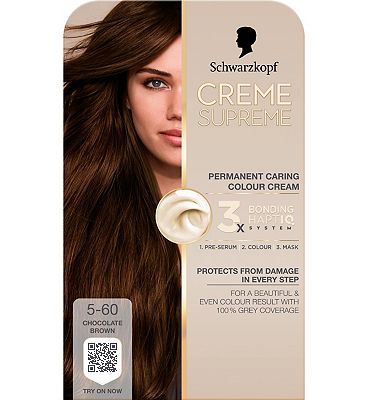 Schwarzkopf Creme Supreme 5-60 Chocolate Brown Permanent Hair Dye