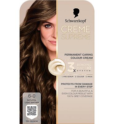 Schwarzkopf Creme Supreme 3-0 Natural Darkest Brown Hair Dye