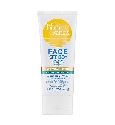 Bondi Sands SPF50+ Fragrance Free Face Hydrating Tinted Lotion 75ml